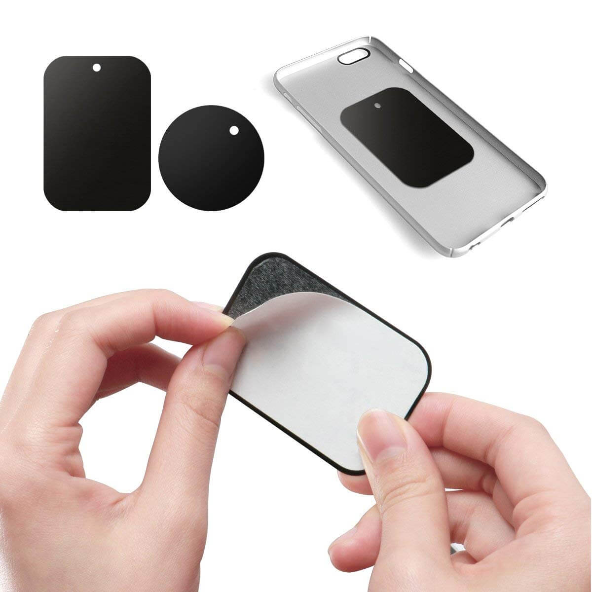 Suporte magnético universal para telefone em carro 4 em 1