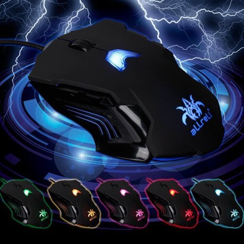 [Descontinuado] Mouse para jogos a laser de alta precisão aLLreLi 8200 DPI (M811Lu)
